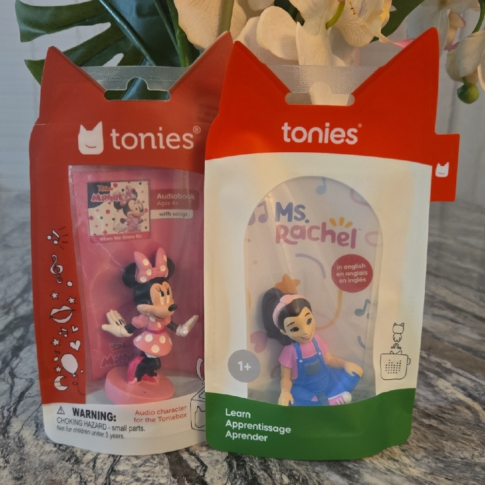 Minnie Mouse and Ms. Rachel Audio Characters